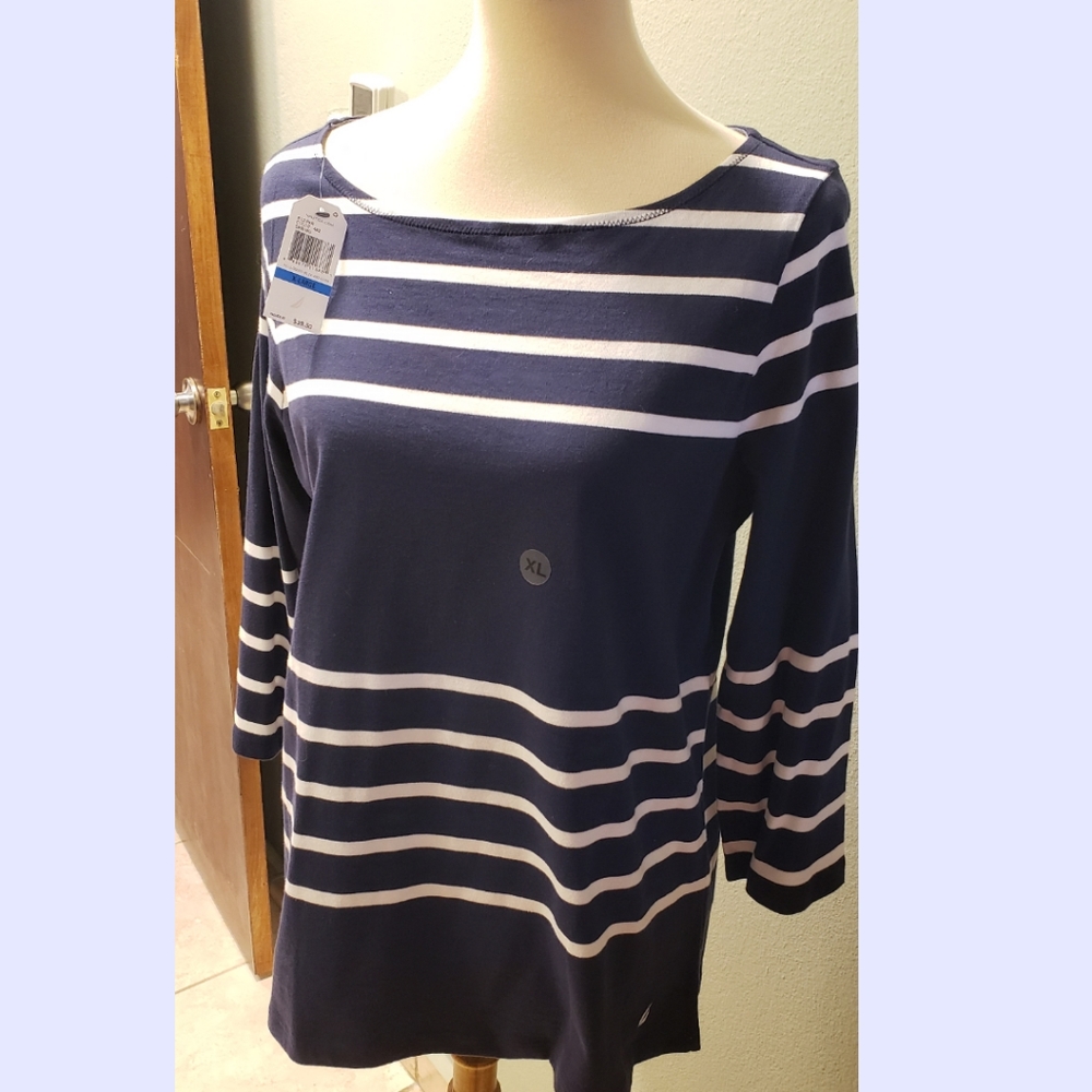 Blue Navy Top